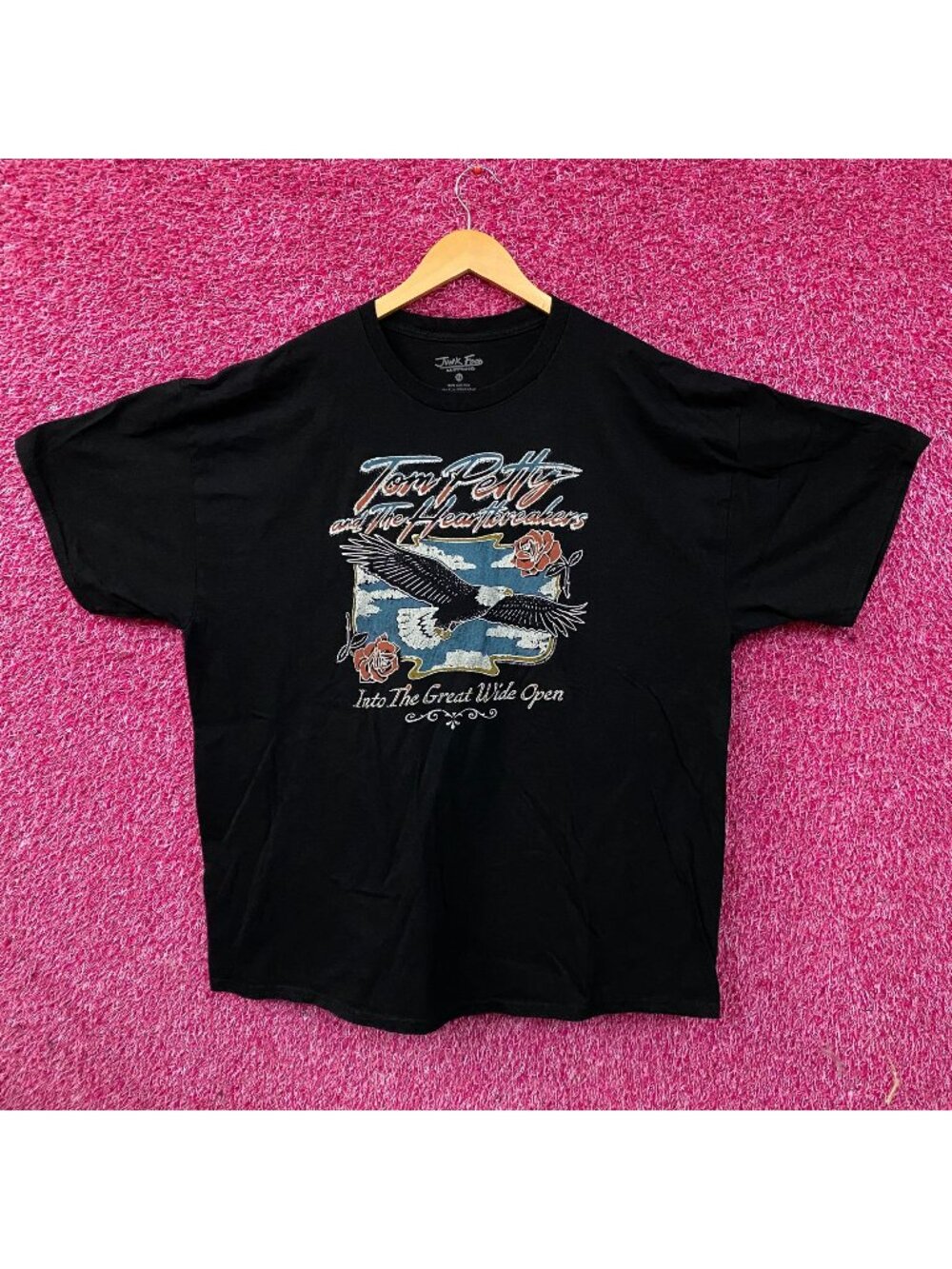 Junk Food Tom Petty Into The Great Wide Open Rock Band Tee XL